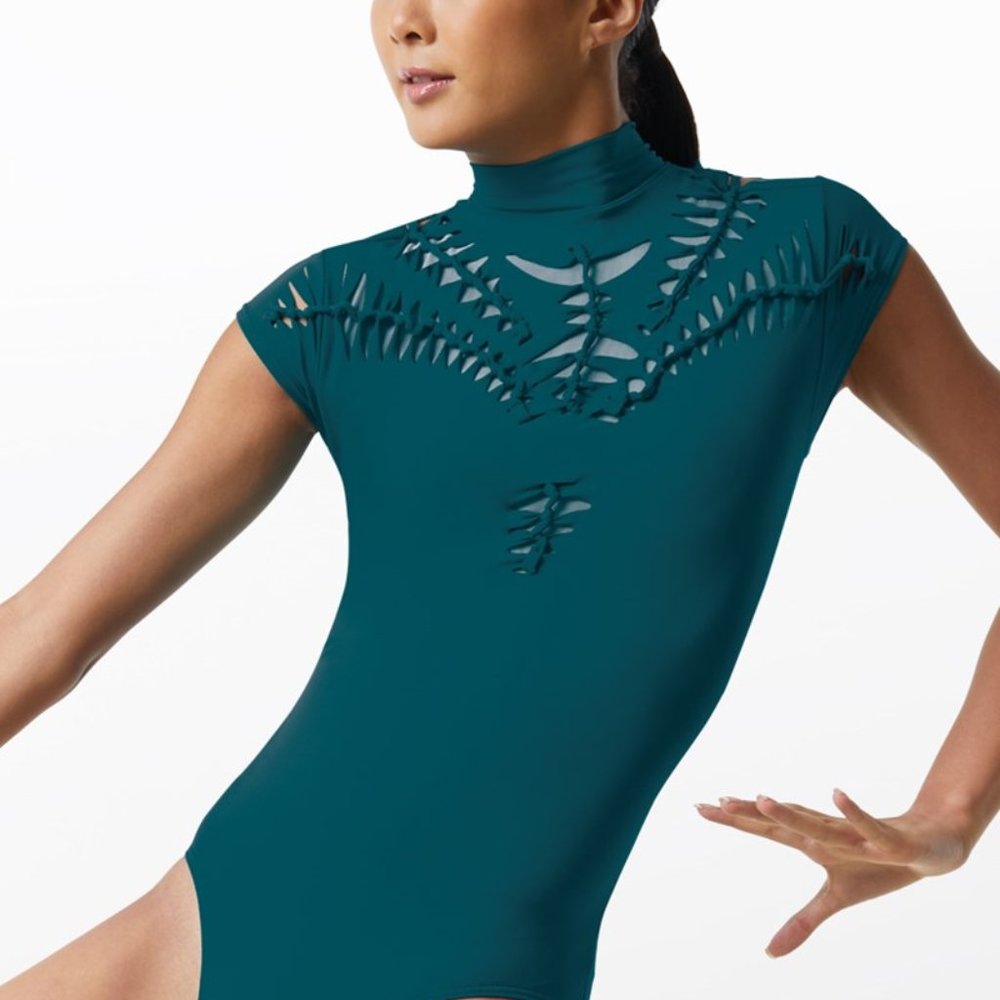Leotard New XS SA MA Womens Balera Dance Ballet Jazz Costume DarkTeal